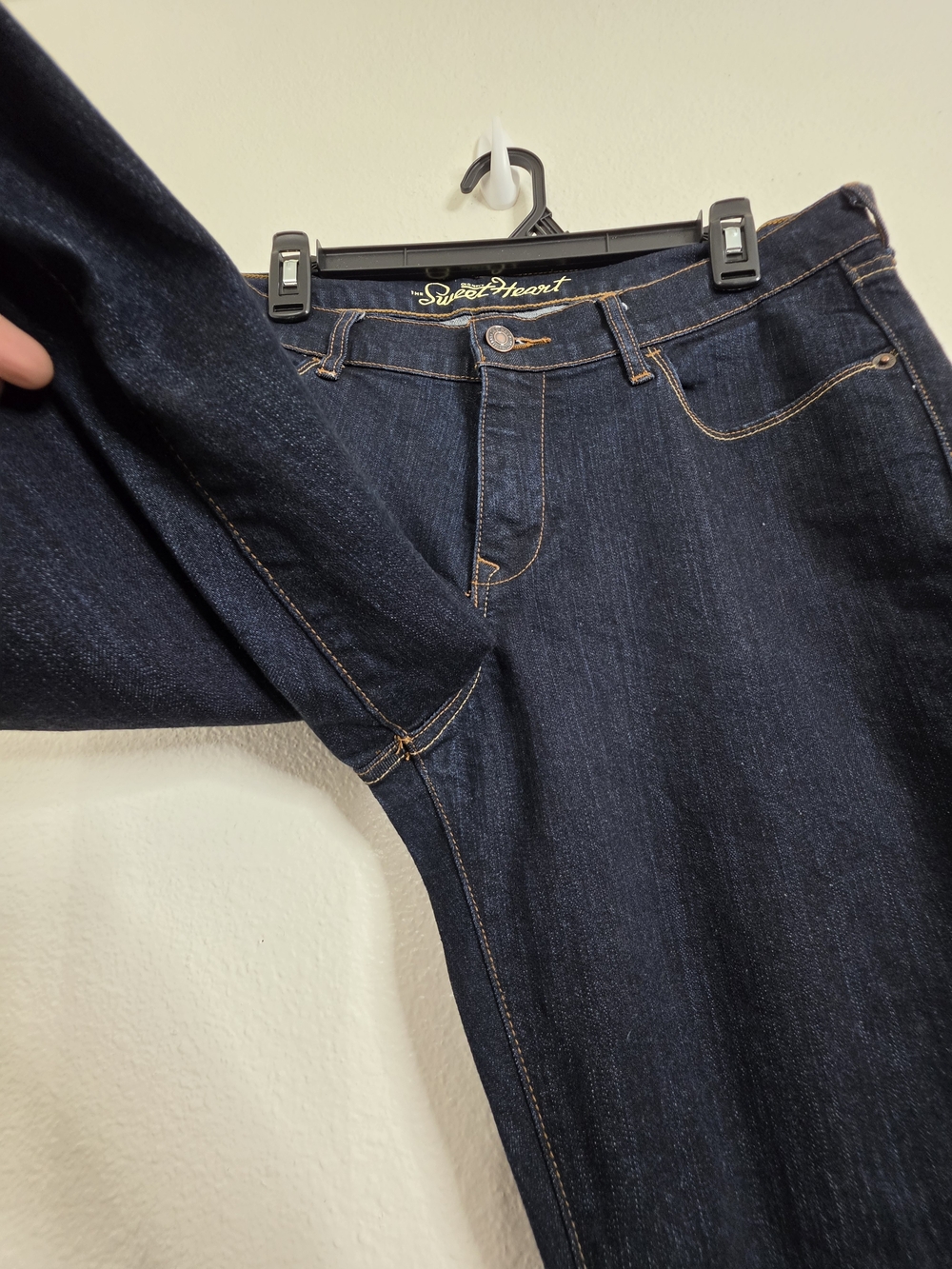 Old Navy Womens Sweetheart Jeans Size 12 Regular Dark Wash Denim Stretch - Picture 6 of 11
